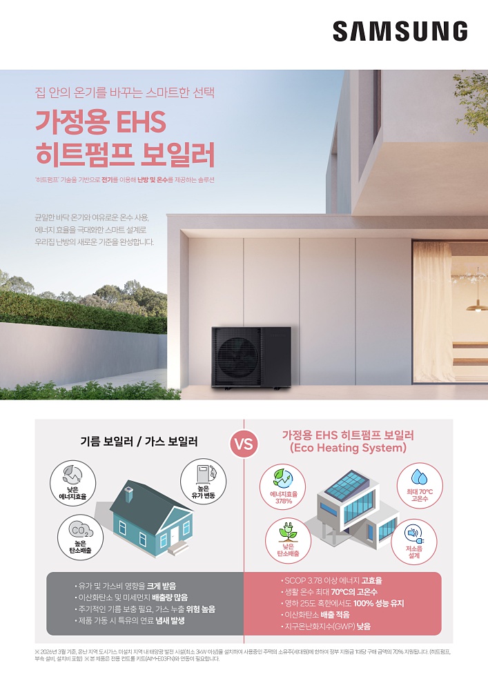 EHS 히트펌프 보일러 리플릿